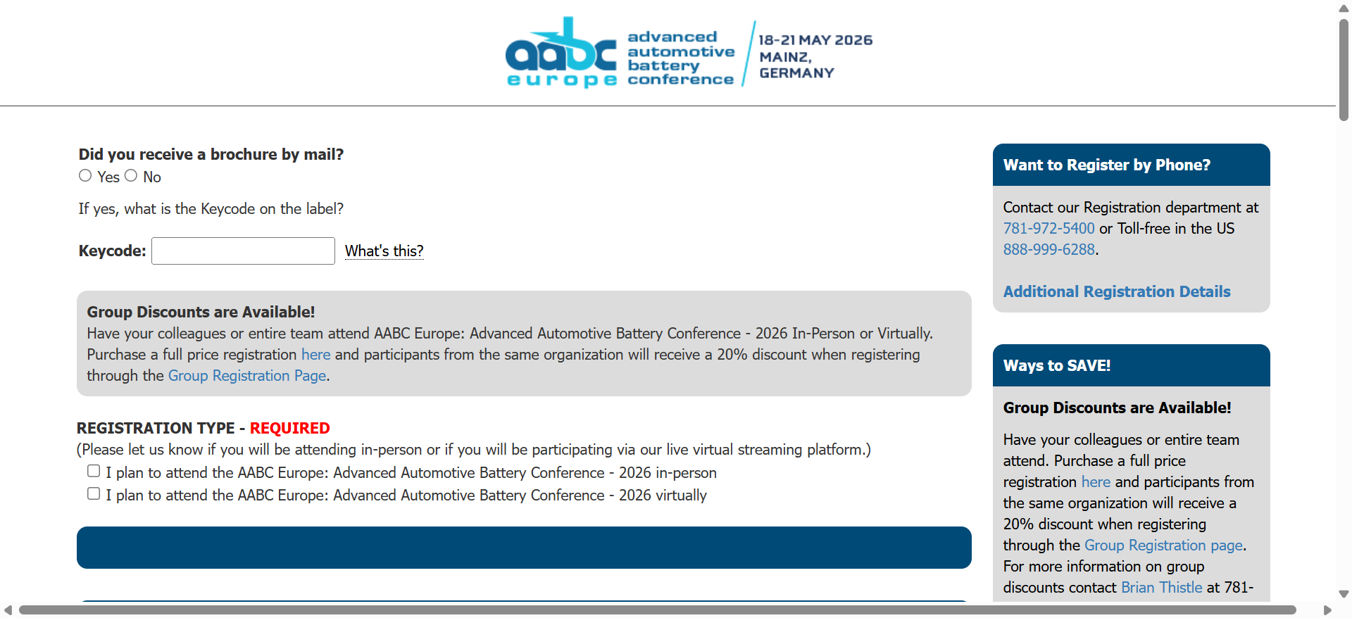 德国欧洲先进汽车电池会议暨展览会 AABC Europe 2027:11场教程、6条技术轨道、200余位演讲者