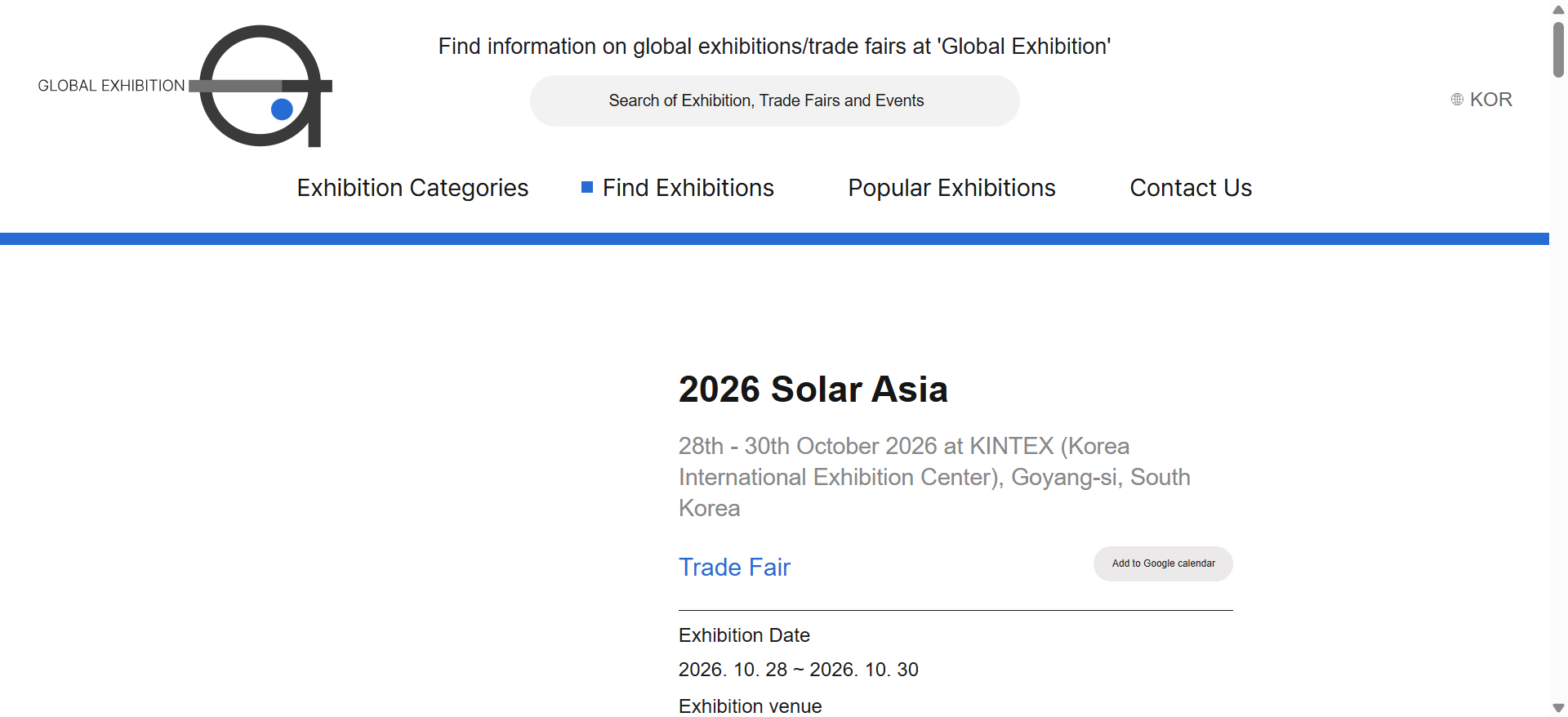 韩国亚洲电池展Battery Asia Show 2026：与Solar Asia同期，1.8万观众的光储联展