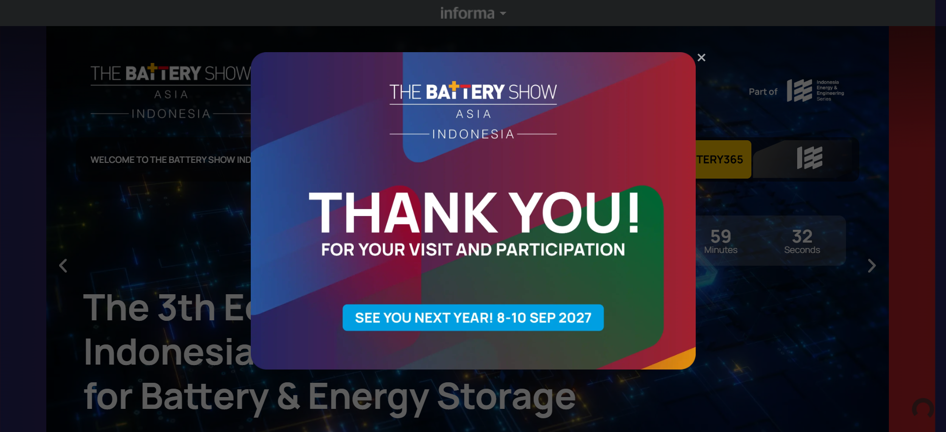 印尼电池储能展The Battery Show Indonesia 2027：10.3GW储能规划下的雅加达窗口