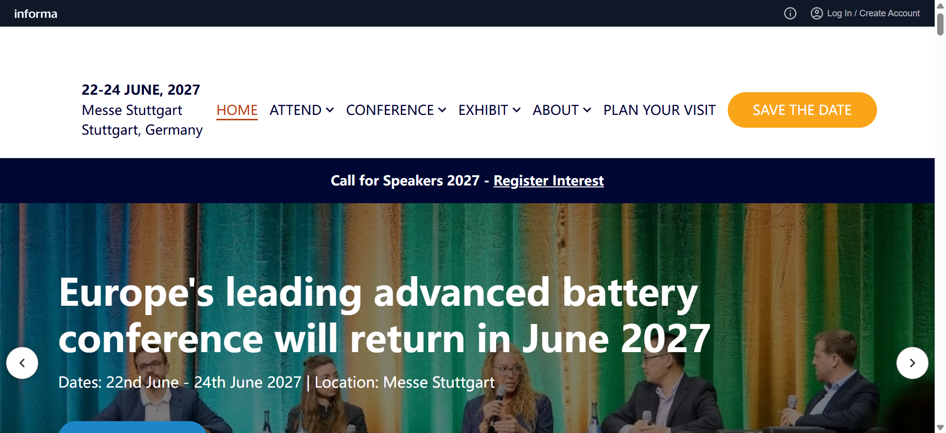 欧洲电池展The Battery Show Europe 2027:1.7万参会者与欧盟电池护照落地节点